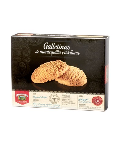 Galletinas de mantequilla y avellana