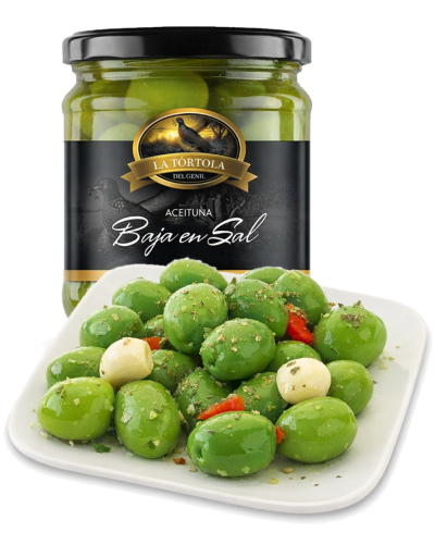 Aceitunas Bajas en Sal