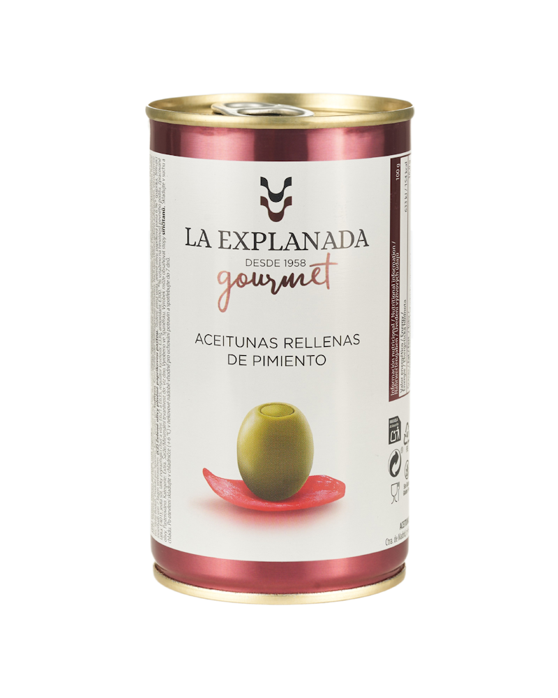 Aceitunas Rellenas de Pimientos