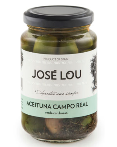 Aceitunas Verdes con Hueso Campo Real