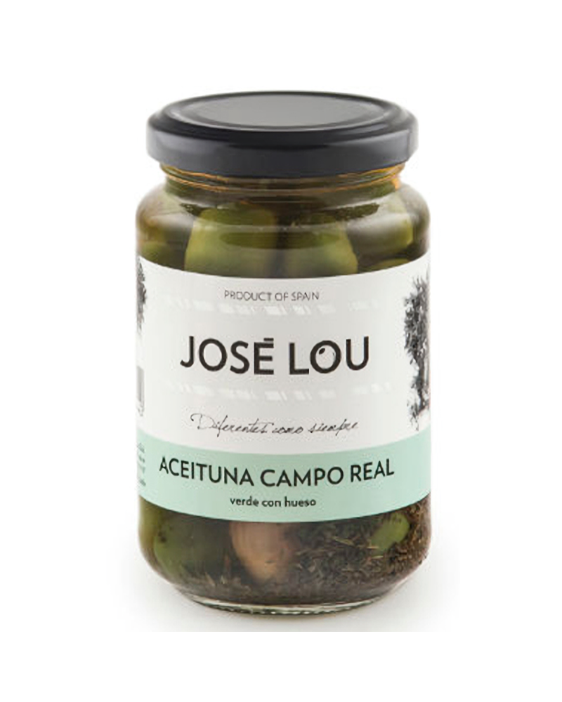 Aceitunas Verdes con Hueso Campo Real