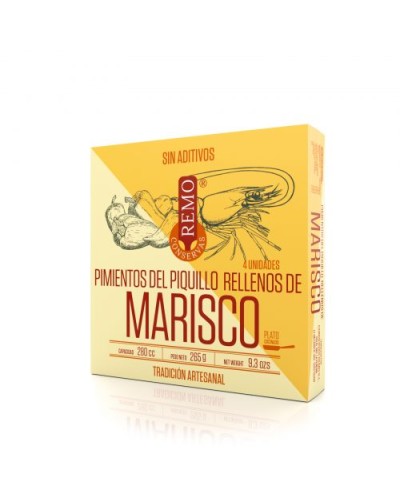 Pimientos del Piquillo Rellenos de Marisco