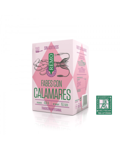 Fabes con Calamares