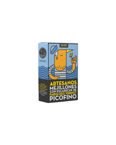 Mejillones Con Escabeche de Vermut Picofino (8/12 Pz)